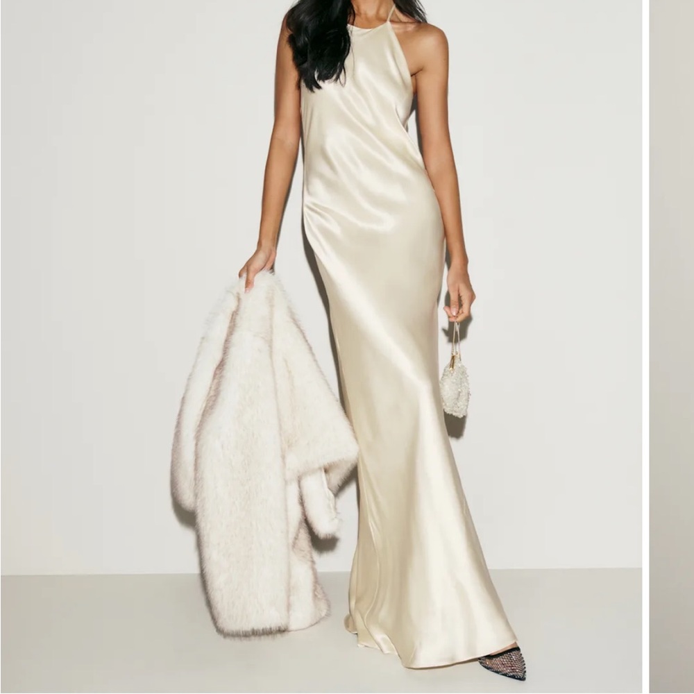 Reformation Jeany Silk Dress
